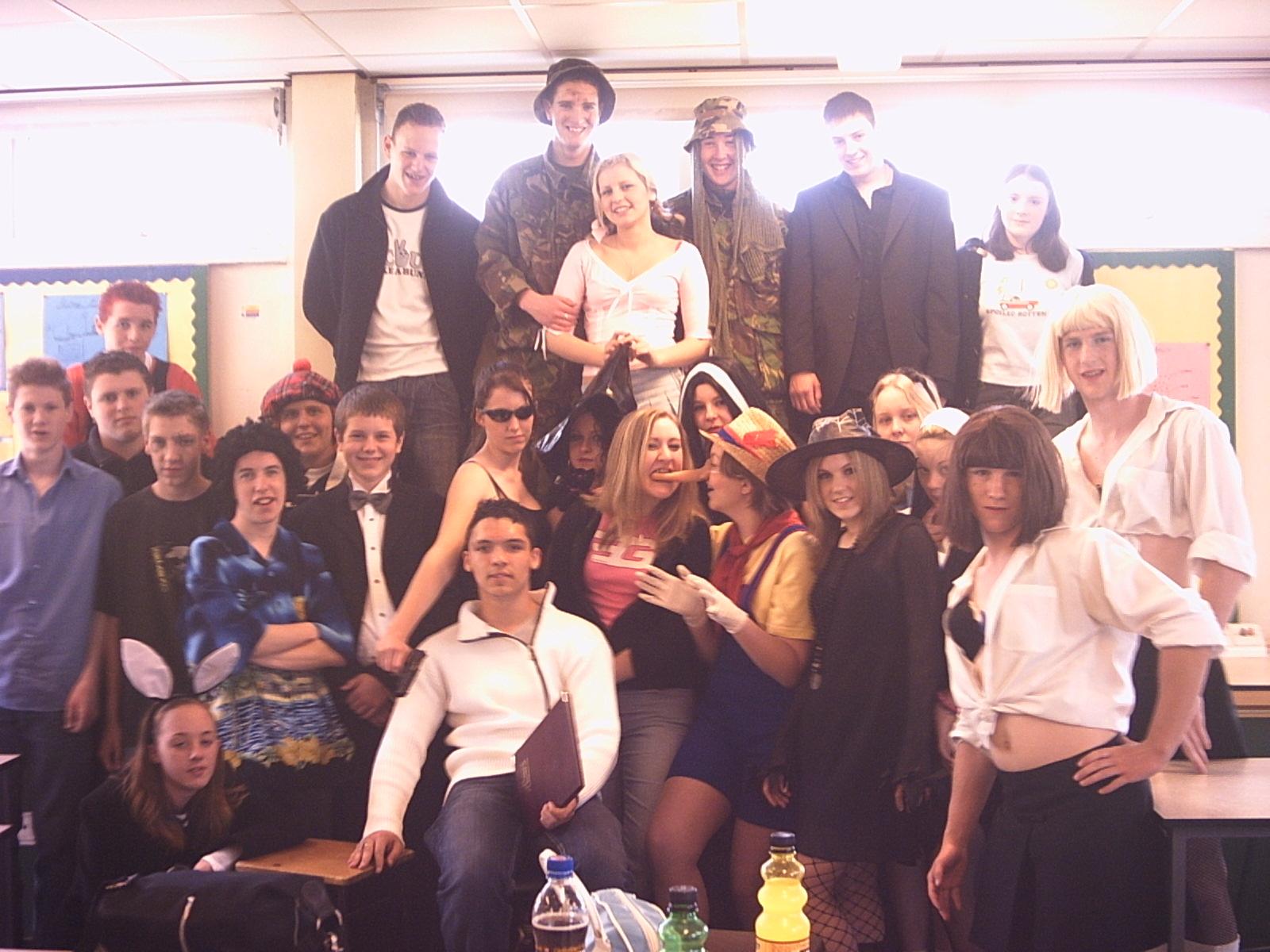 The last day of high school.-46